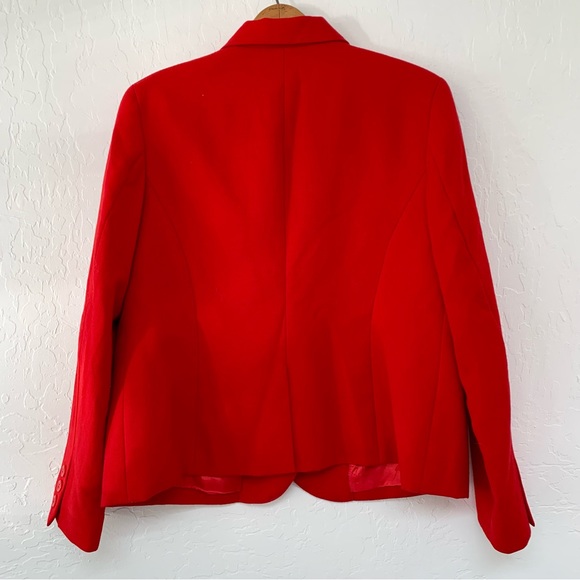 Vintage Pendleton Red Wool Double Button Blazer - Picture 3 of 15